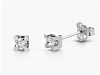 Earrings Lucciole Gioielli Woman Classic  in White Gold Diamante ORGL008-SI+